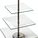 Chef Buddy 3-Tier Square Clear Glass Food Service Display-1