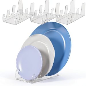 Acrylic 3-Tier Plate Display Stand by Pavo-0
