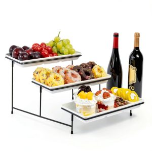Rindoujin Tiered Serving Tray Classic White-0