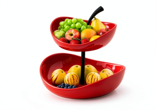 Zansens Ceramic Art Deco Fruit Tray-4