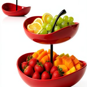 Zansens Ceramic Art Deco Fruit Tray-0