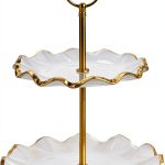 Gold Tiered Serving Tray by Mud Pie Kitchen-0