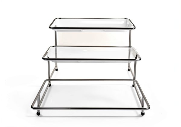 Rindoujin Tiered Serving Tray Classic White-8