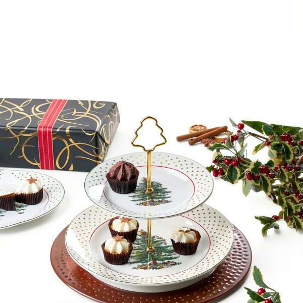 Spode Tiered Tray Multicolor Stoneware-4