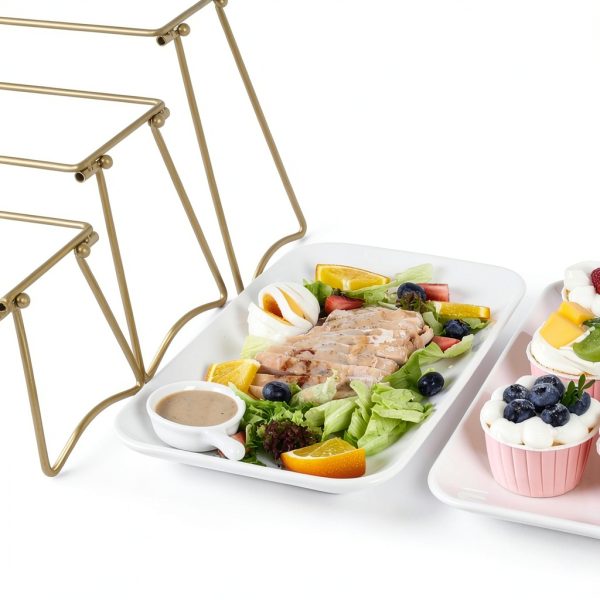 Happy Kit Gold Tiered Tray Kitchen Decor-4