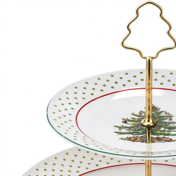 Spode Tiered Tray Multicolor Stoneware-5