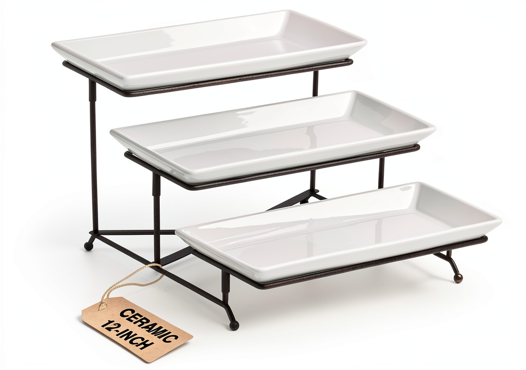 Lauchuh 3 tier serving tray