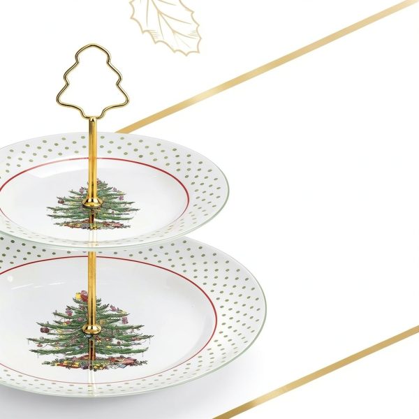Spode Tiered Tray Multicolor Stoneware-6
