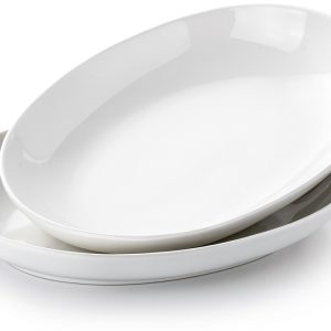 Gacoree Ceramic Oval Serving Platter Set-0