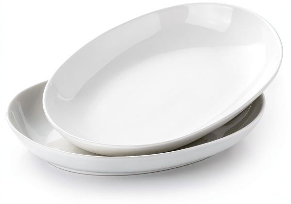 Gacoree Ceramic Oval Serving Platter Set-0