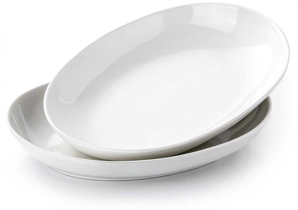 Gacoree Ceramic Oval Serving Platter Set