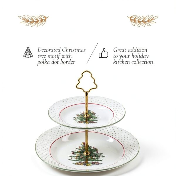 Spode Tiered Tray Multicolor Stoneware-2