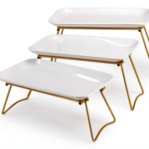 Happy Kit Gold Tiered Tray Kitchen Decor-0