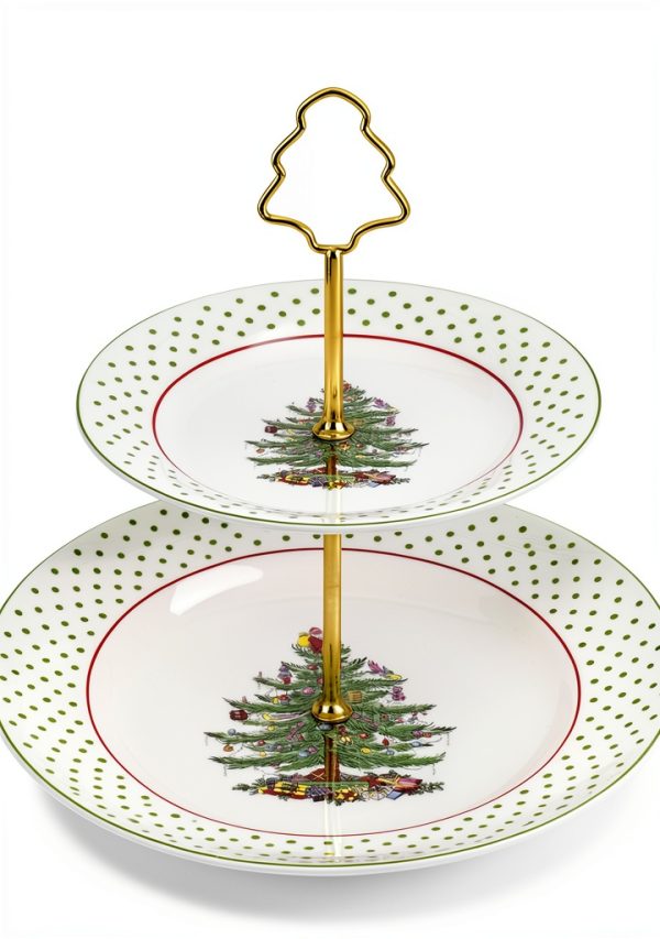 Spode Tiered Tray Multicolor Stoneware-0