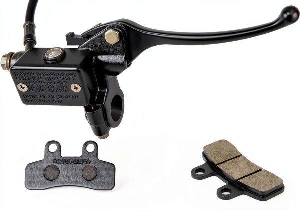 CMOOD Front Disc Brake Caliper Assembly for 50cc-125cc Bikes Chrome-1