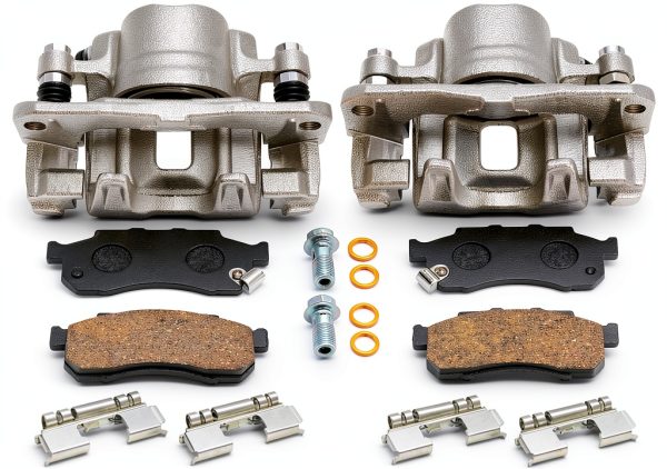 M MATI Front Left Ceramic Brake Caliper Kit with OEM Pads Model HD0229-1