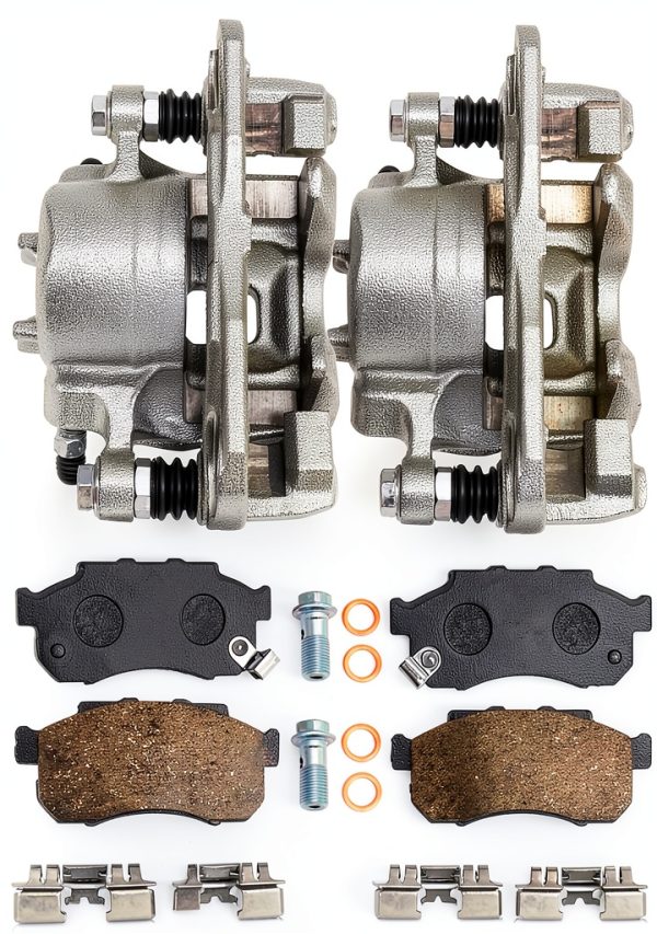 M MATI Front Left Ceramic Brake Caliper Kit with OEM Pads Model HD0229-2