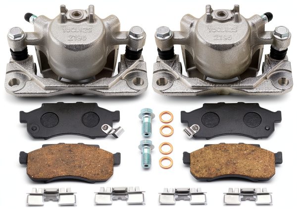 M MATI Front Left Ceramic Brake Caliper Kit with OEM Pads Model HD0229-0