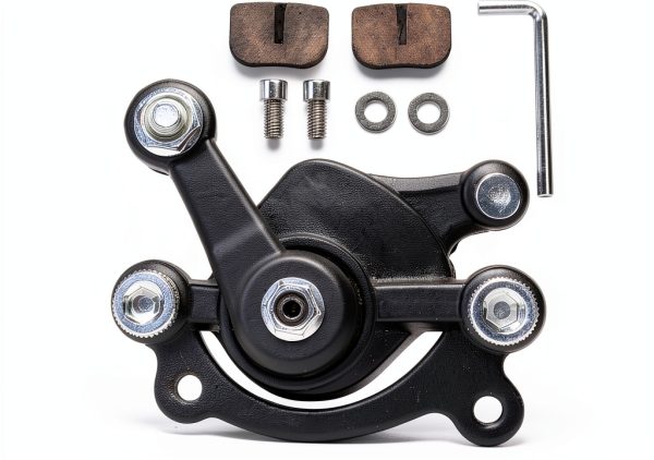 Mini Bike Brake Caliper MWMNUN US-DSQ-55BLACK Brake Pads-0