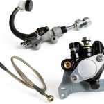 Rear Brake Caliper Hose Vanlison with Steel Line for Honda TRX400EX-0