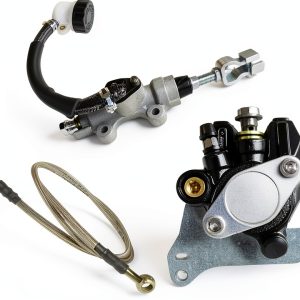 Rear Brake Caliper Hose Vanlison with Steel Line for Honda TRX400EX-0