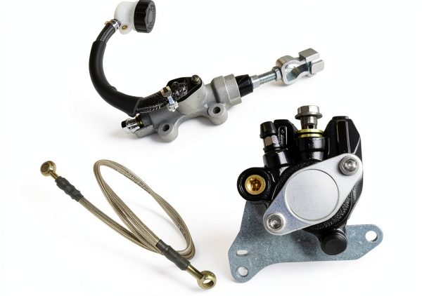 Rear Brake Caliper Hose Vanlison with Steel Line for Honda TRX400EX-0