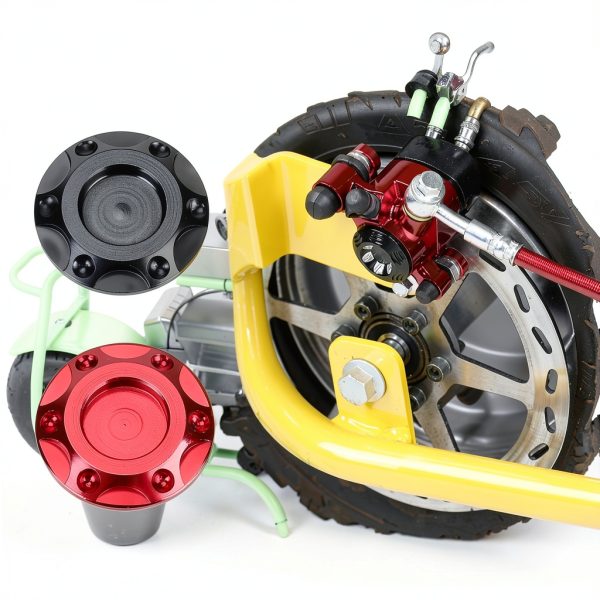 Mini Bike Hydraulic Brake Kit SHIQINHA SH-SC01-RD Red Master Cylinder-3