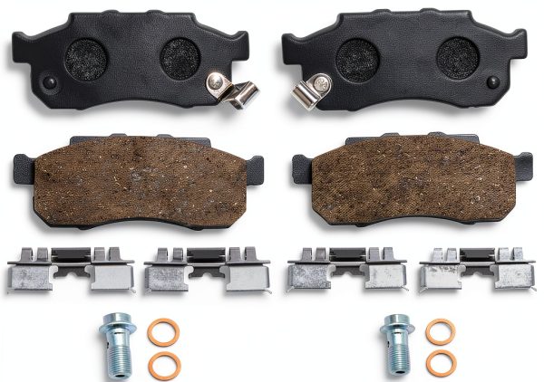 M MATI Front Left Ceramic Brake Caliper Kit with OEM Pads Model HD0229-6
