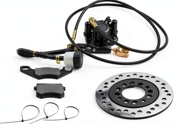 HIMARKLIF Disc Hydraulic Brake with Stainless Rotor for 150-250cc ATVs-0