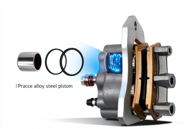M MATI Rear Brake Caliper for Polaris RZR 900/1000 Aluminum DirectFit-3