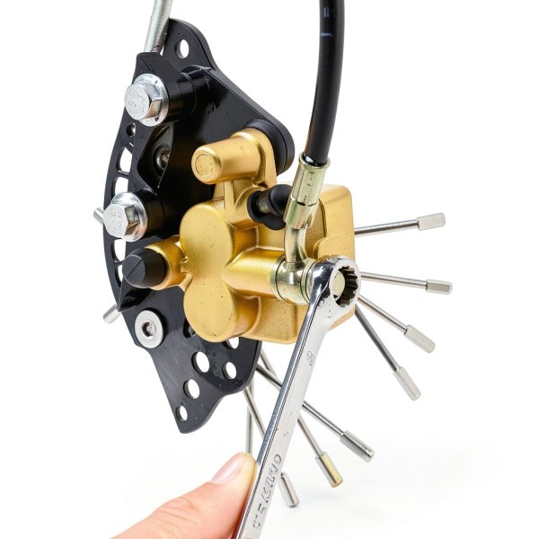 Front Hydraulic Disc Brake Caliper WEIYINGSI 44mm for 70-125cc Bikes-5