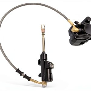Aynaxcol Rear Disc Brake Assembly with Pad 15mm Shaft 21.5in Tubing-0