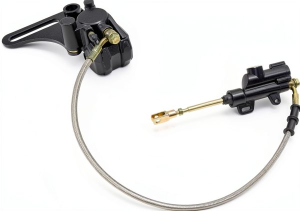 Aynaxcol Rear Disc Brake Assembly with Pad 15mm Shaft 21.5in Tubing-1