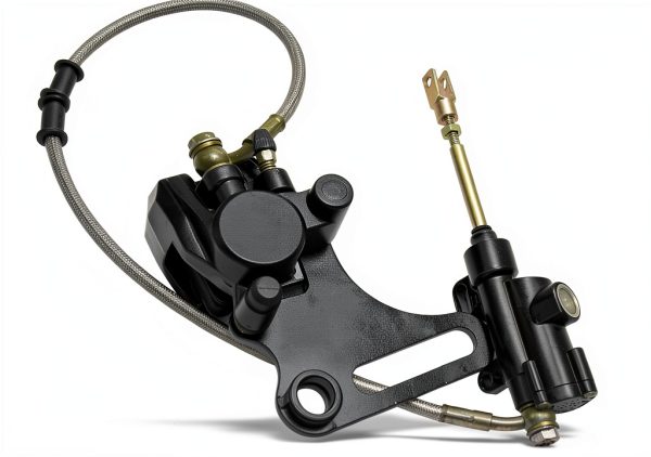 Aynaxcol Rear Disc Brake Assembly with Pad 15mm Shaft 21.5in Tubing-2
