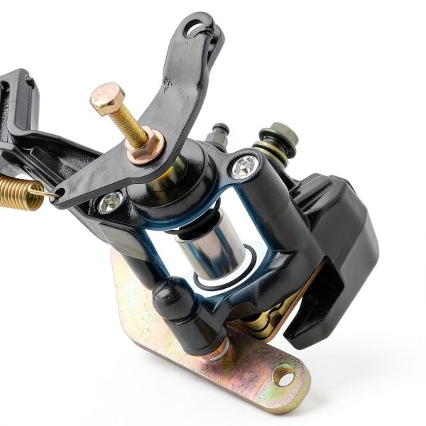 M MATI Rear Brake Caliper for Yamaha Banshee 350 YFZ350 Warrior 350 YFM350X Wolverine 350 YFM350FX Raptor 660R YFM660R with Parking Brake 1UY-2580W-01-00-4