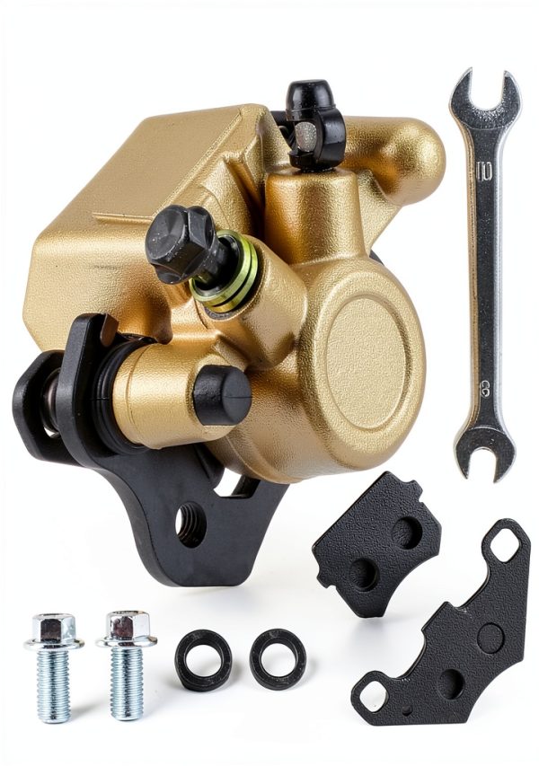 Brake Caliper 110cc 125cc 200cc 250cc 196cc 150cc 6.5HP CTieoleman kt196 yerf dog gx150 Kandi Baja RTK200 Go Kart RTK200Dune Buggy Taotao Roketa Sunl Kazuma Chinese ATV Quad Golden-0