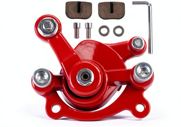 Rear Disc Brake Caliper with Brake Pads Compatible with Predator 212 Moto MM-B80 80CC 2.5HP MM-B105 Motovox MBX10 MBX11 MBX12 Mini Dirt Bike Classic 47cc 49cc Pocket Bike Stand Up Goped Scooter-0